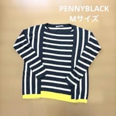 Thumbnail of PENNYBLACK ニット　春ニット　薄手　ストライプ