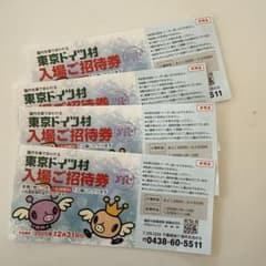 東京ドイツ村入場ご招待券4枚セットのサムネイル