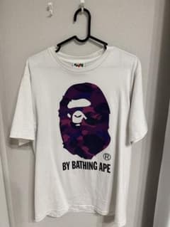 A BATHING APE Tシャツ パープルカモのサムネイル