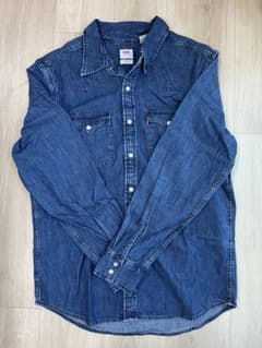 Levi's ブルー デニムシャツ 長袖のサムネイル