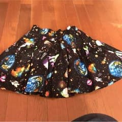 宇宙の柄のスカート 未使用のサムネイル