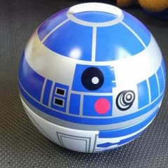 R2D2 お菓子の缶 兼 貯金箱のサムネイル
