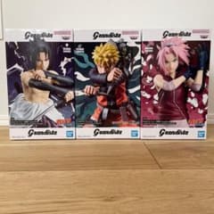 NARUTO プライズフィギュア3点セット 春野サクラ うちはサスケのサムネイル