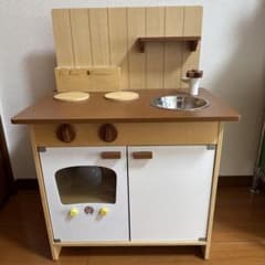 ウッディプッティ　キッチン　シンク　木製 おままごとキッチン 本体のサムネイル