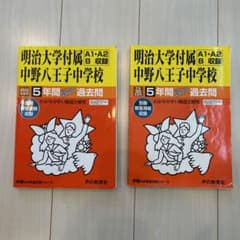 明治大学付属中野八王子中学校 過去問　2022年度、30年度　2冊セットのサムネイル