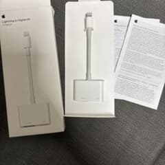純正品 Apple Lightning DigitalAVアダプタ(すぐ発送可)のサムネイル