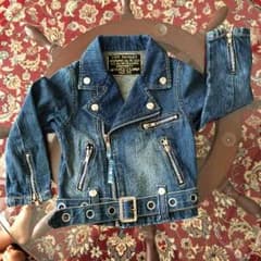レイアリス★デニムライダース 100サイズ  中古のサムネイル