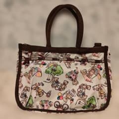 LESPORTSAC レスポートサック 【レア柄】 トートバッグ　くま　ベア柄のサムネイル