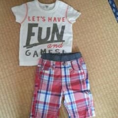 ゆちママ様新品☆Tシャツ&パンツ☆80サイズ☆のサムネイル