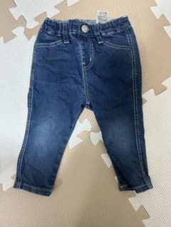 après les cours デニムパンツ 80cmのサムネイル