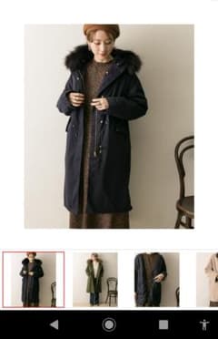アーバンリサーチ　モッズコート　NAVYのサムネイル