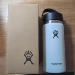 Hydro Flask ハイドロフラスク16OZ 水筒 ホワイト 箱付きのサムネイル