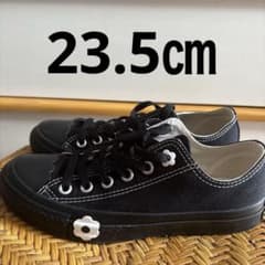 コンバースオールスター　ブラック　23.5 美品　花柄ローカットのサムネイル