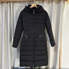 M-PREMIER ロング ダウン 34 ブラック Aライン - メルカリ