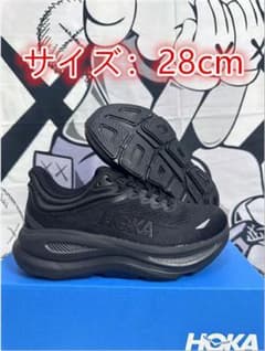 Hoka OneOne Bondi 9 スニーカー 28cm ブラック - メルカリ