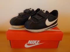 NIKE コルテッツ　ベルクロスニーカー 　黒のサムネイル