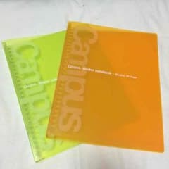 campus バインダー オレンジ 黄緑のサムネイル