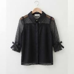【トップス】couture BY ROJITAシアーブラウス 黒 地雷系量産型のサムネイル