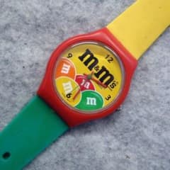 ☆一点限り早い者勝ち！m&m's キャラクター腕時計 1993年モデル電池