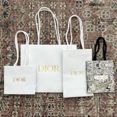 DIOR ショップ袋 4枚セットのサムネイル