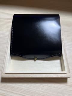 【新品未使用】点と線　ブラック　new-ushua3財布　ギボシ　右利き用のサムネイル