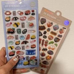 お寿司✖️食べ物 ボンボンドロップシールセットのサムネイル