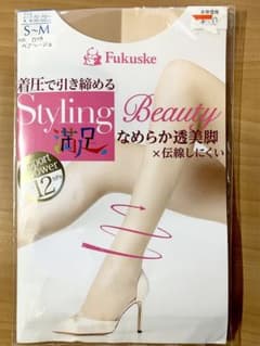 Fukusuke Styling Beauty ストッキング S-M ベージュ