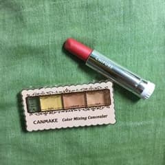 ちふれ 口紅416＋キャンメイク カラーミキシングコンシーラーC17のサムネイル