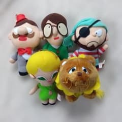 ひょっこりひょうたん島 ぬいぐるみ全4種類 ひょっこりひょうたん島」 アミューズメントぬいぐるみ 5体 レトロ