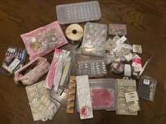 超お得 ネイリスト処分品 ストーン、ホロパーツ5万円以上相当 スワロ