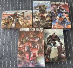 PLAMAX 太陽の牙ダグラム 1/72 プラモデル 5種セット まとめ売り