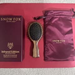 スノーフォックス プレミアムFOXカッサ遠赤外線ミニヘアブラシ