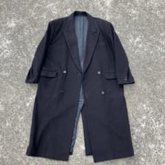 sullen 黒 超 ロングコート ダブル archive y2k - メルカリ