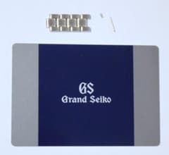 グランドセイコーのレディース用ベルトコマ美品4個と購入証明カード 