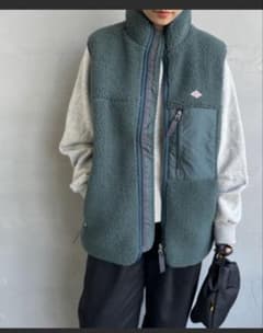 DANTONインサレーションスタンドネックボアフリースベスト ダントン] インサレーション スタンドネックボアフリースベスト - メルカリ