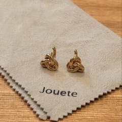 Jouete ノット イヤリング ゴールドカラー　購入証明書付きのサムネイル