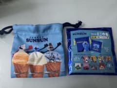 パペットスンスン ミニ巾着　アイスのサムネイル