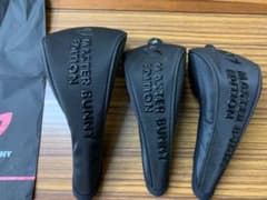 ゴルフ　ヘッドカバー　マスターバニー　黒　未使用に近いのサムネイル
