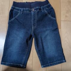デニム　ハーフパンツ　140 半ズボン デニムパンツ ジーンズ 子供服のサムネイル