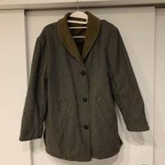 最終値下げ 珍品 50s フランス製 ショールカラー リバーシブル 