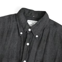 양품 UNITED ARROWS 린넨 셔츠 차콜