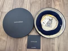 LAULHERE ロレール コットン ベレー帽 PLUMES BLUE 新品