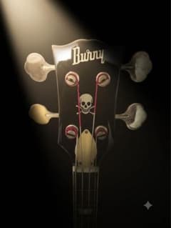 希少・レア　廃盤　バーニー　Burny PEB-65 SGベース スワンキー 希少・レア 廃盤 バーニー Burny PEB-65 SGベース スワンキー - メルカリ