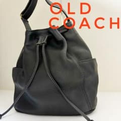 【極美品】OLD COACH オールドコーチ ブラック バケットバッグ 4926のサムネイル