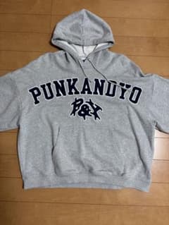PUNKANDYO グレー フード付きパーカー M
