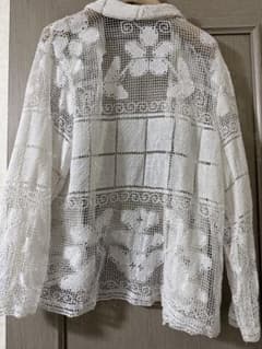 zoharu vintage クロシェ レース　トップス zoharu vintage クロシェ レース トップス - メルカリ