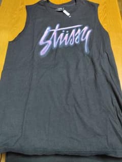 Stussy グラデーションロゴ ノースリーブ Mサイズ ユニセックスのサムネイル