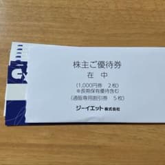 ジーイエット(マックハウス)株主優待券1000円2枚、割引券1000円×5枚のサムネイル