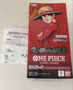 新品】ワンピースカード 受け継がれる意志 1BOX テープカット - メルカリ