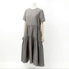 R アール ワンピース高橋リタ GATHER TIERED DRESSリネンのサムネイル